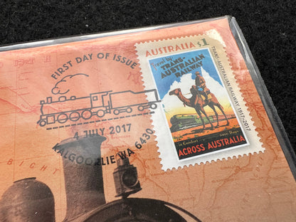 2017 $1 100th Anniversary Trans-Australian Railway 1917-2017 C mintmark PNC