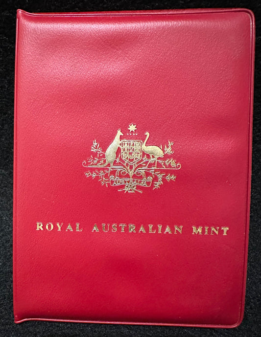 1978 Royal Australian Mint Uncirculated Six Coin Year Set - Red Wallet