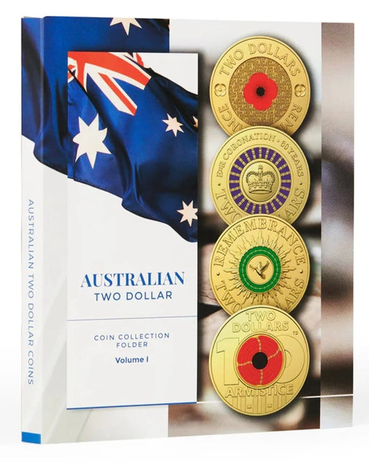 Australian $2 Supplementary Coin Collection Folder - No Labels