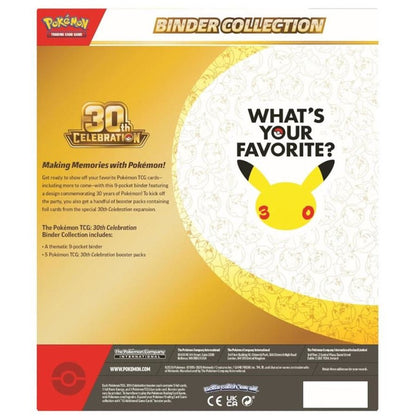 Pokémon TCG: 30th Celebration Binder Collection – 30th Anniversary