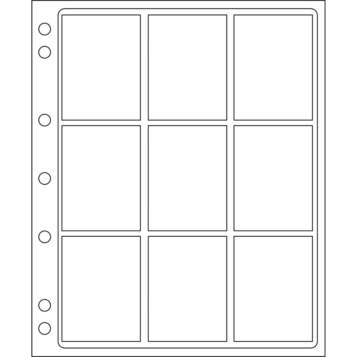 Plastic Sheets ENCAP, clear pockets for Everslab, Quickslab and US PCGS Coin Capsules