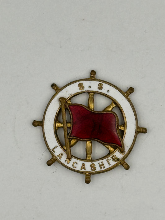 Vintage S.S. Lancashire Badge