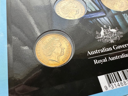 2015 Centenary of ANZACS Four $1 coin privy mark