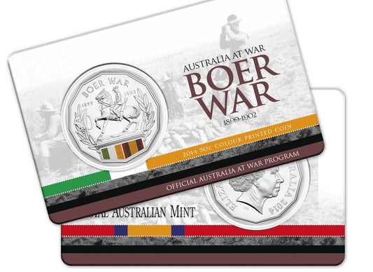 2014 Australians at War - Boer War 50 cent Uncirculated Decimal Coin