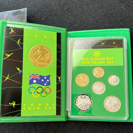 1992 Royal Australian Mint 6 coin Proof Set