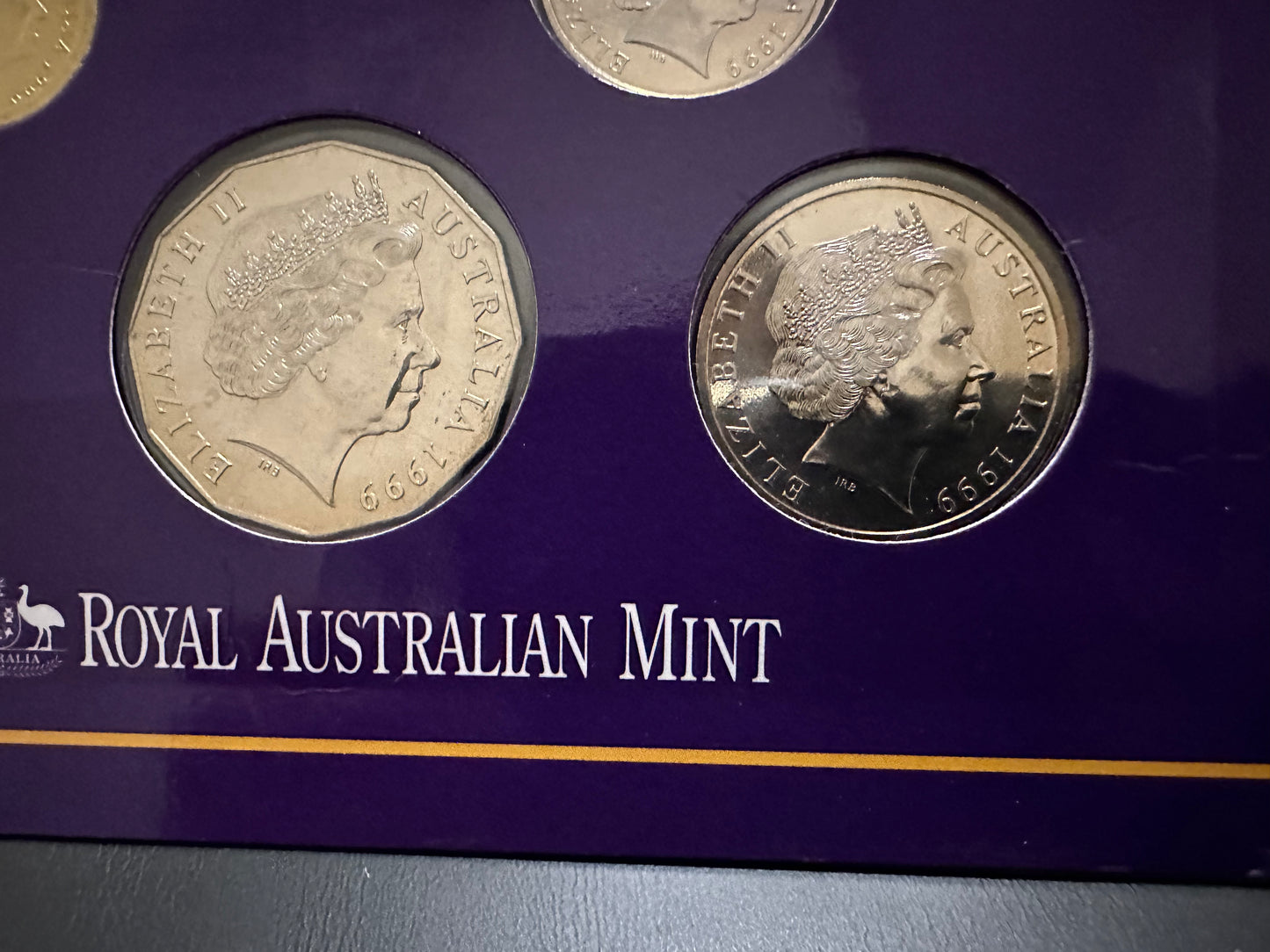 1999 Royal Australian Mint set - 6 coins