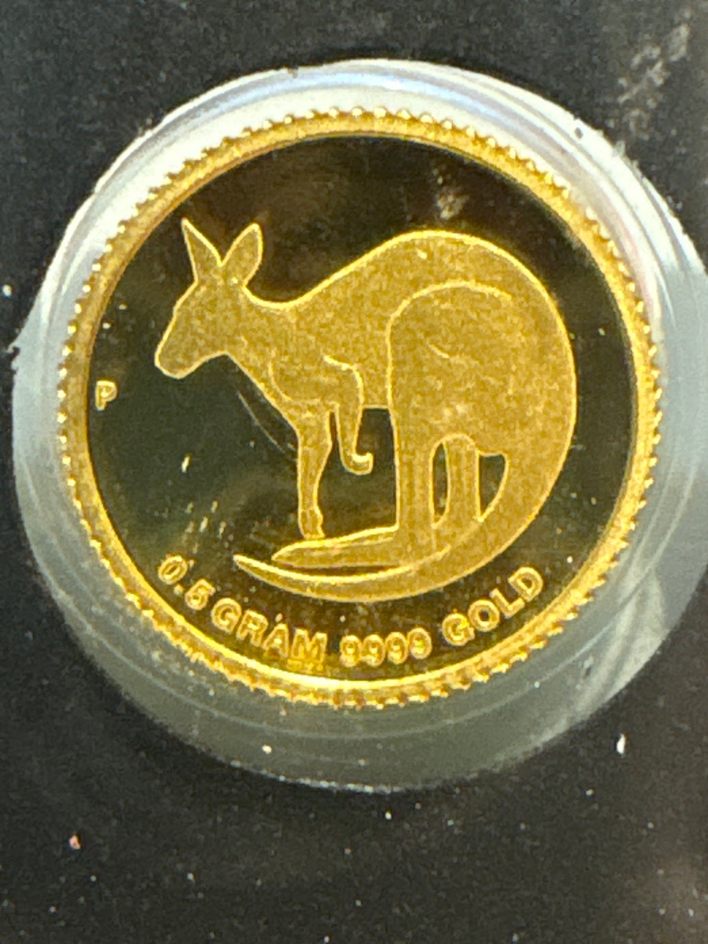 2021 $2 Australian Kangaroo Miniature Gold coin .5 grams