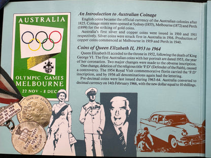 1962 Australia Pre-Decimal Coinage of Queen Elizabeth II 1953-1964