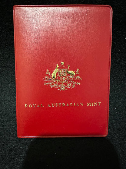 1969 Royal Australian Mint Uncirculated Six Coin Year Set - Red Wallet