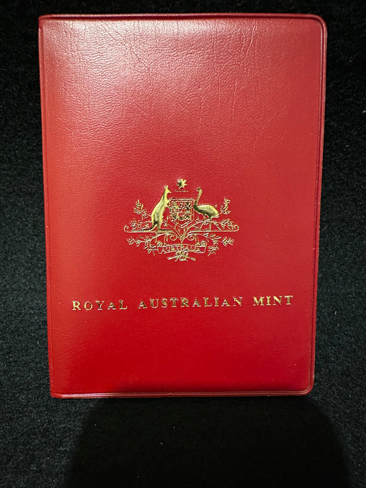 1969 Royal Australian Mint Uncirculated Six Coin Year Set - Red Wallet