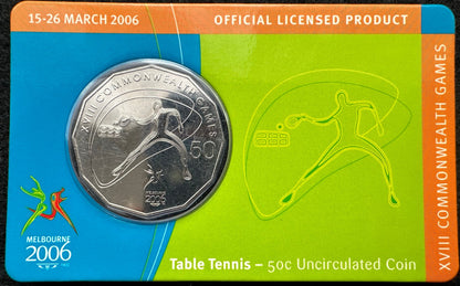 2006 Melbourne XVIII Commonwealth Games UNC 50c