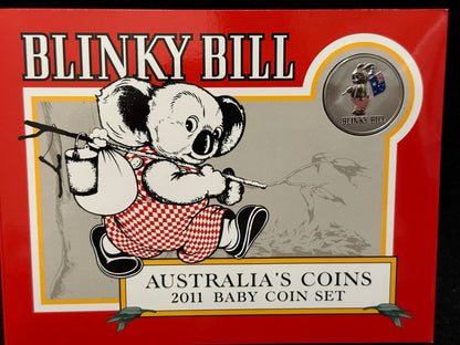 2011 Royal Australian Mint Blinky Bill Baby Coin Set