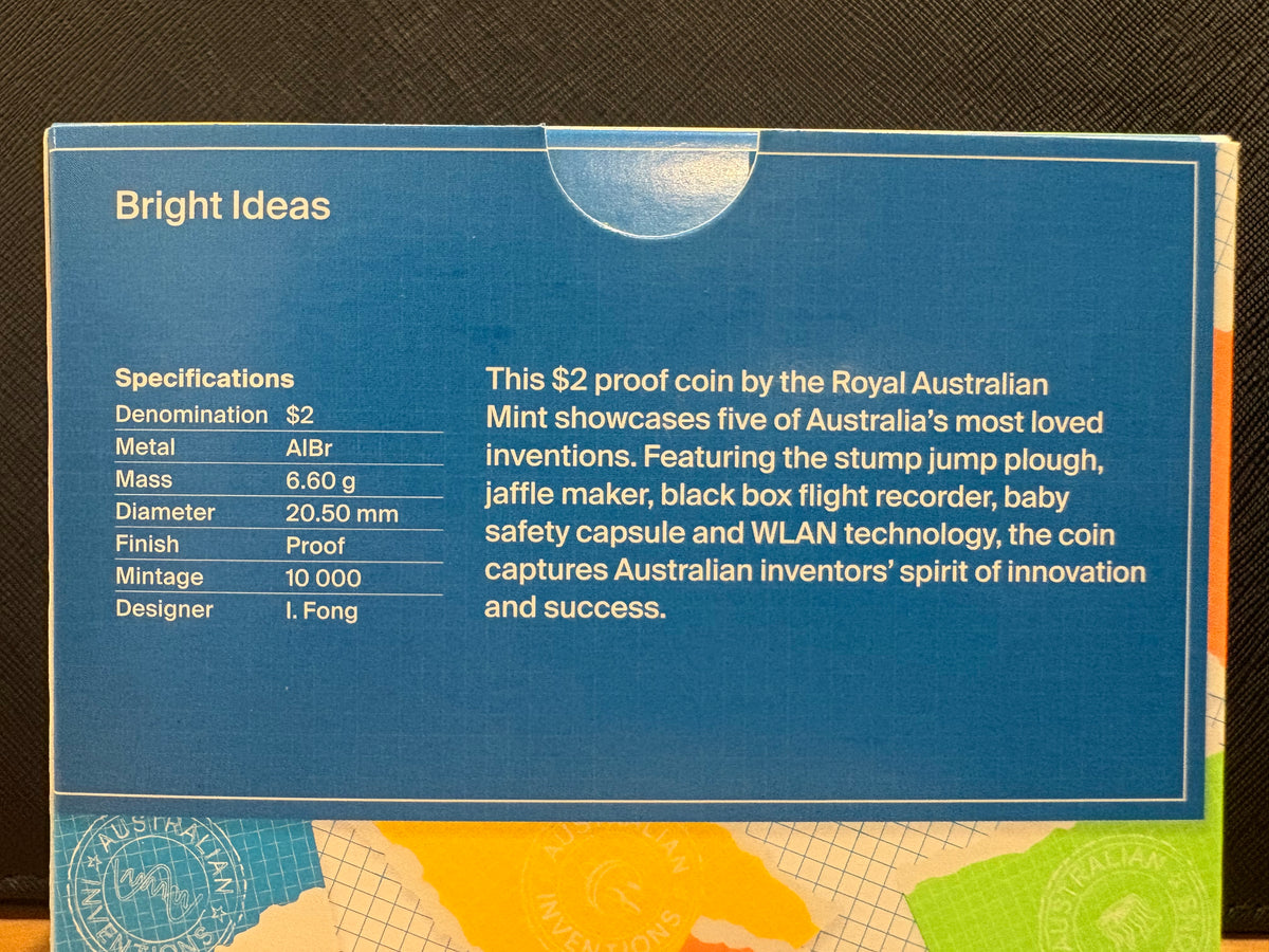 2026 $2 Bright Ideas Proof AlBr Coin – Royal Australian Mint