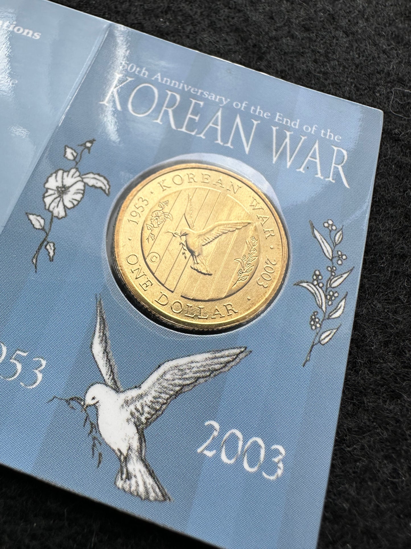 2003 $1 50th Anniversary of the End of the Korean War C,S,B,M Mintmark