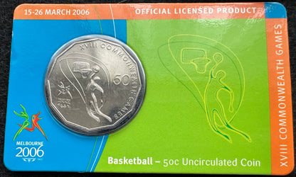 2006 Melbourne XVIII Commonwealth Games UNC 50c