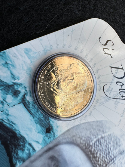 2012 $1 Inspirational Australians Sir Douglas Mawson Carded Coin