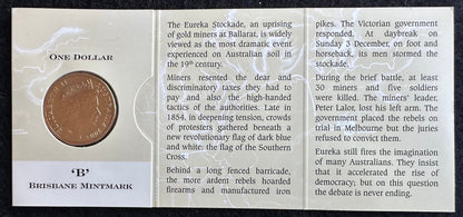 2004 $1 Eureka Stockade ‘B’ Privy Mark Carded Coin