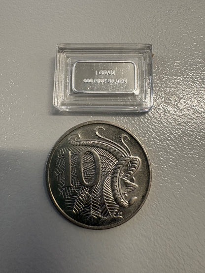 Mini Fractional Silver Bars – 1 Gram .999 Fine Silver (Peppa Pig Design)