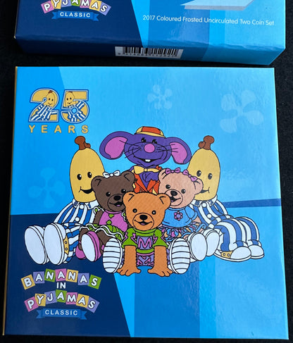 2017 Bananas in Pyjamas 2 coin set