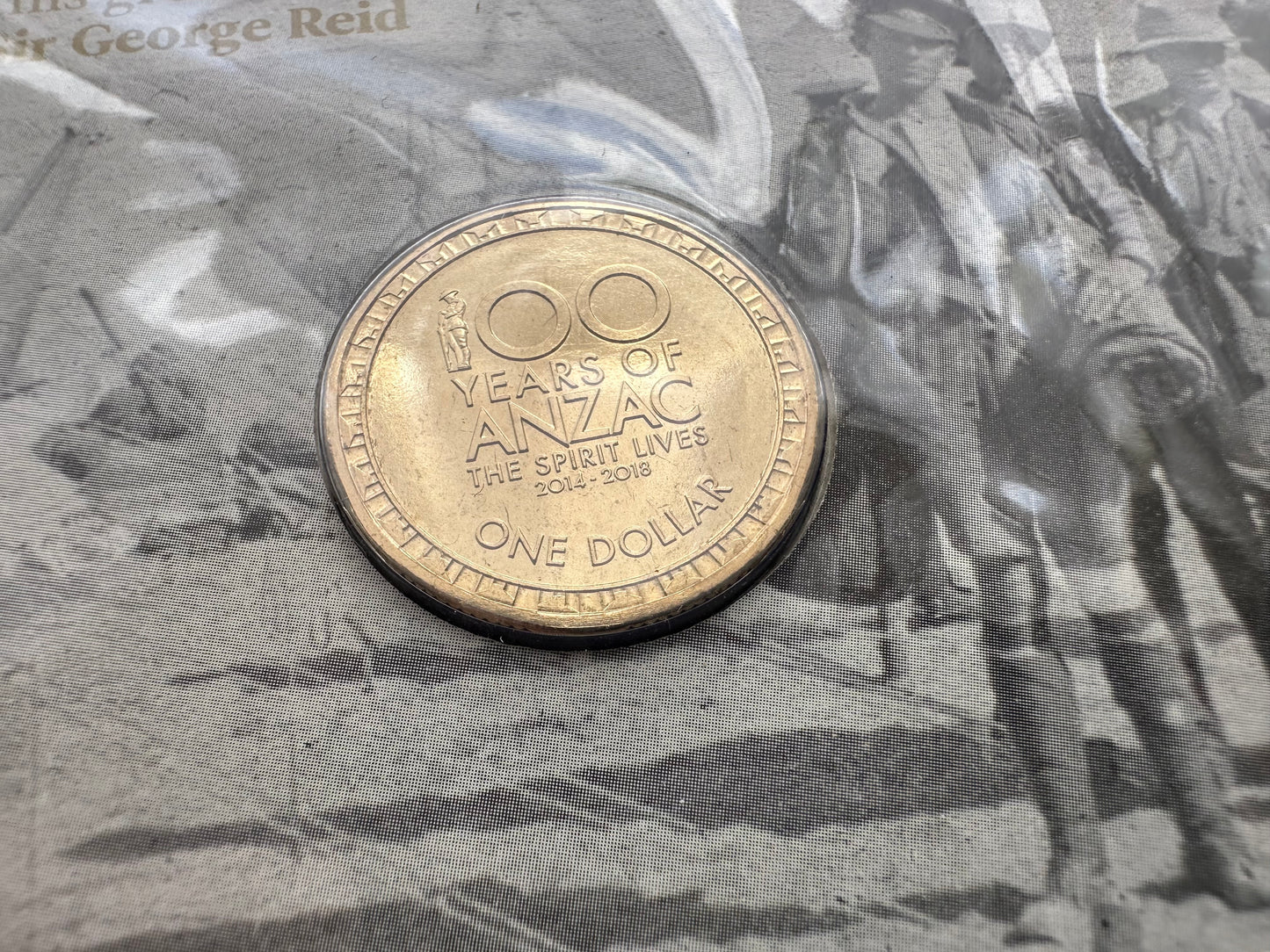 2014 $1 ANZAC Centenary of WWI - Our Boys Stamp and Coin Cover PNC