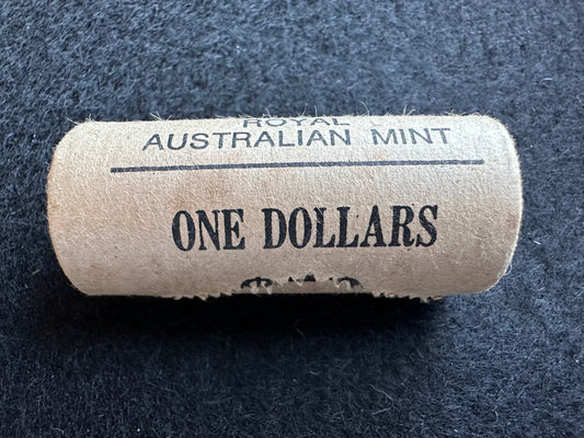 1984 Australian $1 One Dollar UNC Mob Of Roos Royal Australian Mint Roll.