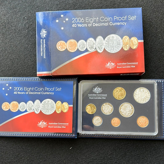 2006 Royal Australian Mint 8 Coin Proof Set