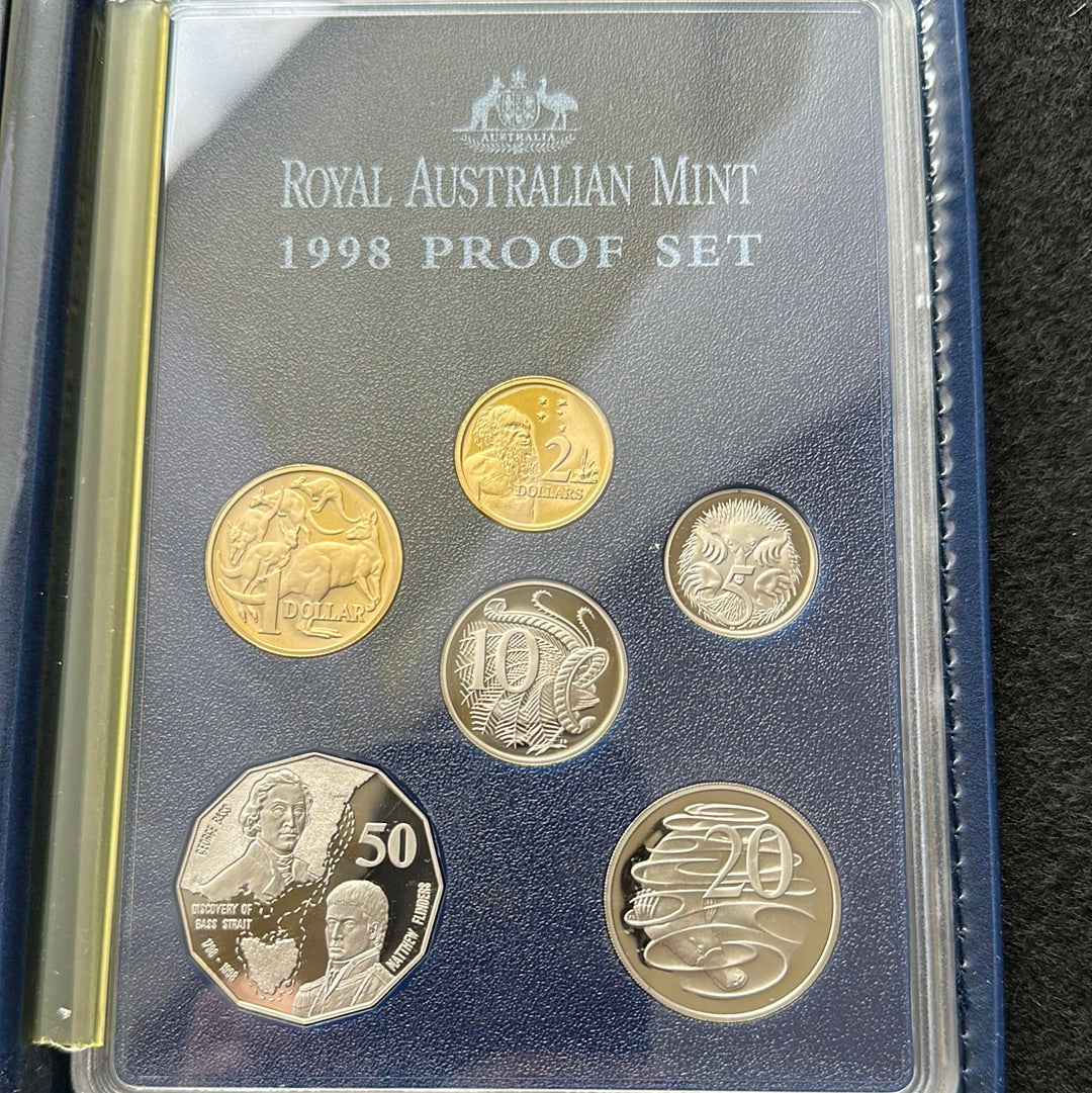 1998 Royal Australian Mint 6 Coin Proof Set