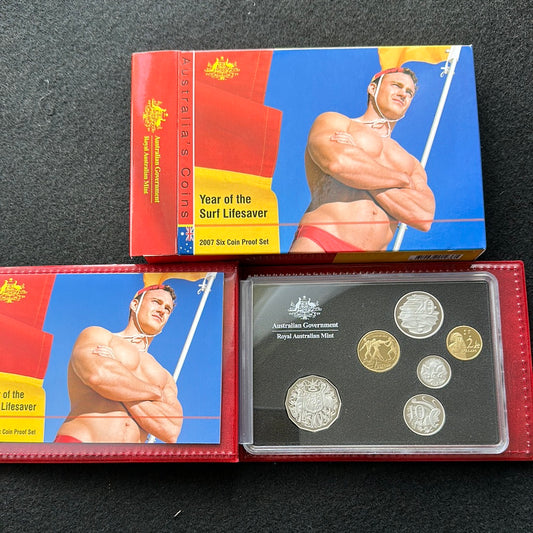 2007 Royal Australian Mint 6 coin Proof Set