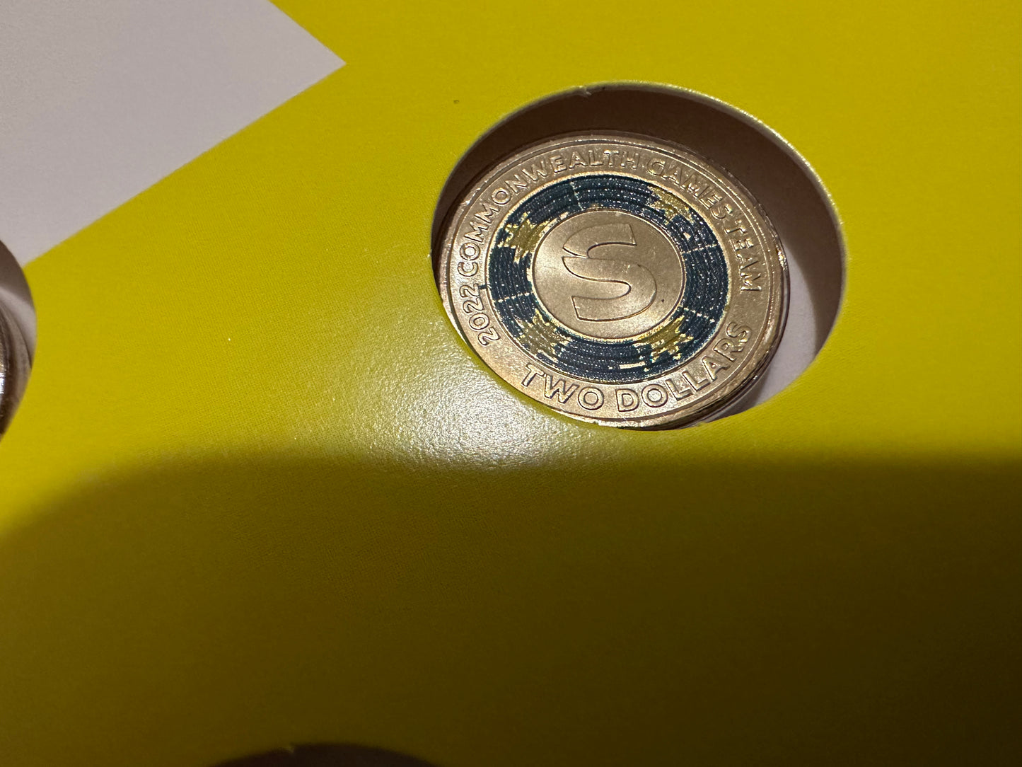 2022 Australian Commonwealth Games Team 7 Coin Collection in folder