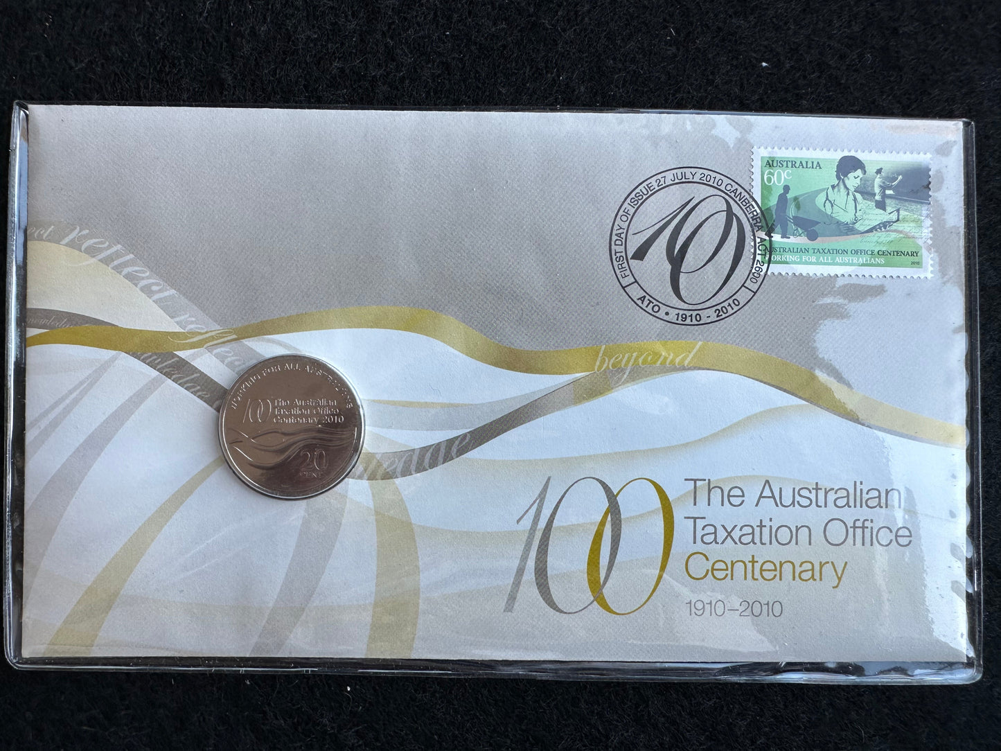 2010 20c The Australian Taxation Office Centenary 1910-2010