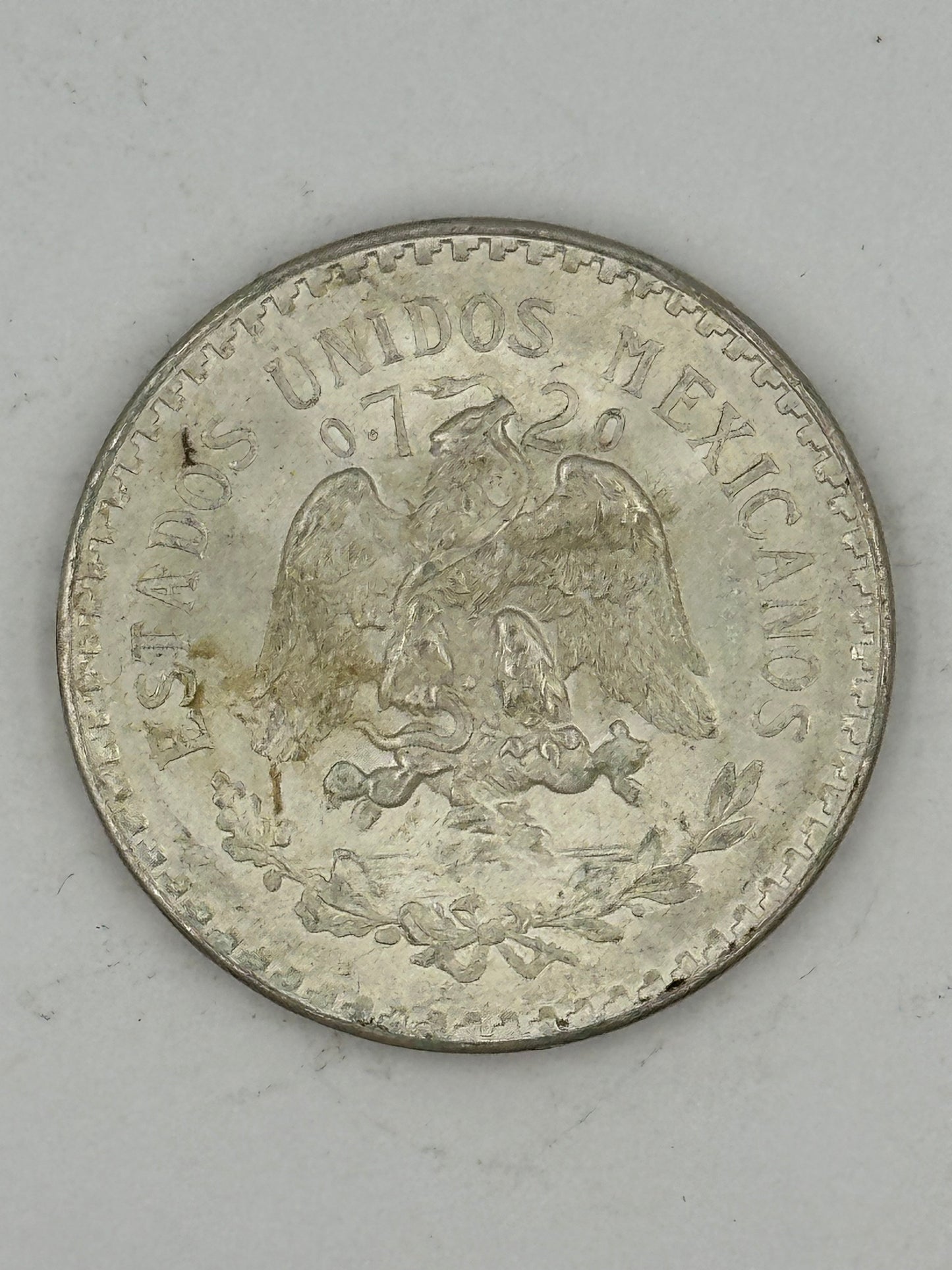 1945-M Mexico Un Peso .720 Silver Coin