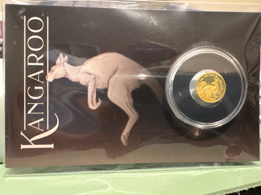 2023 $2 Australian Kangaroo Miniature Gold coin .5 grams