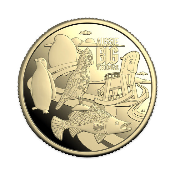 2025 Aussie Big Things $1 Coin Pair - Uncirculated from RAM bag