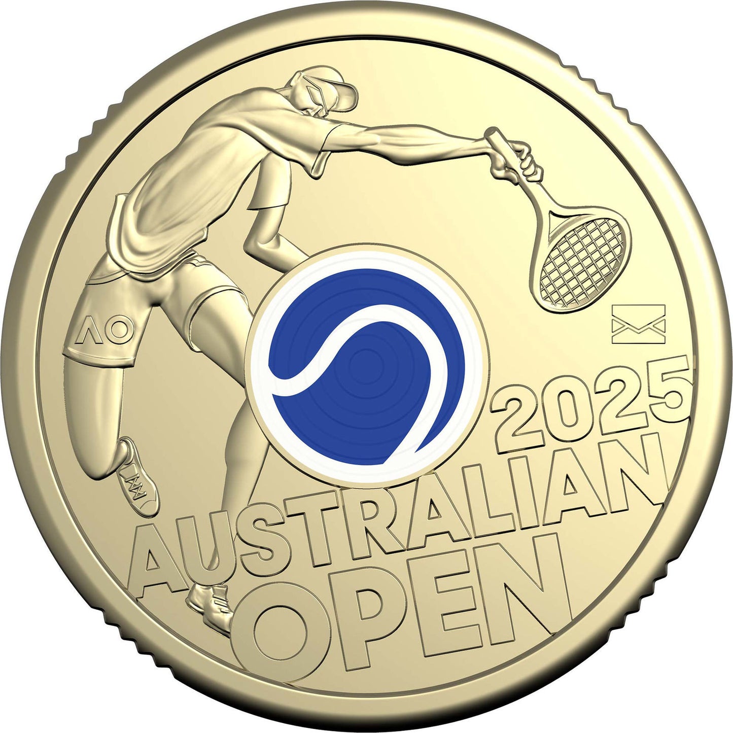 2025 $2 Australian Open Men's Postal Numismatic Cover (PNC)