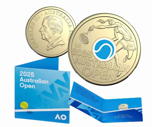 2025 Women’s Australian Open $2 Privy Mark Coin in Folder