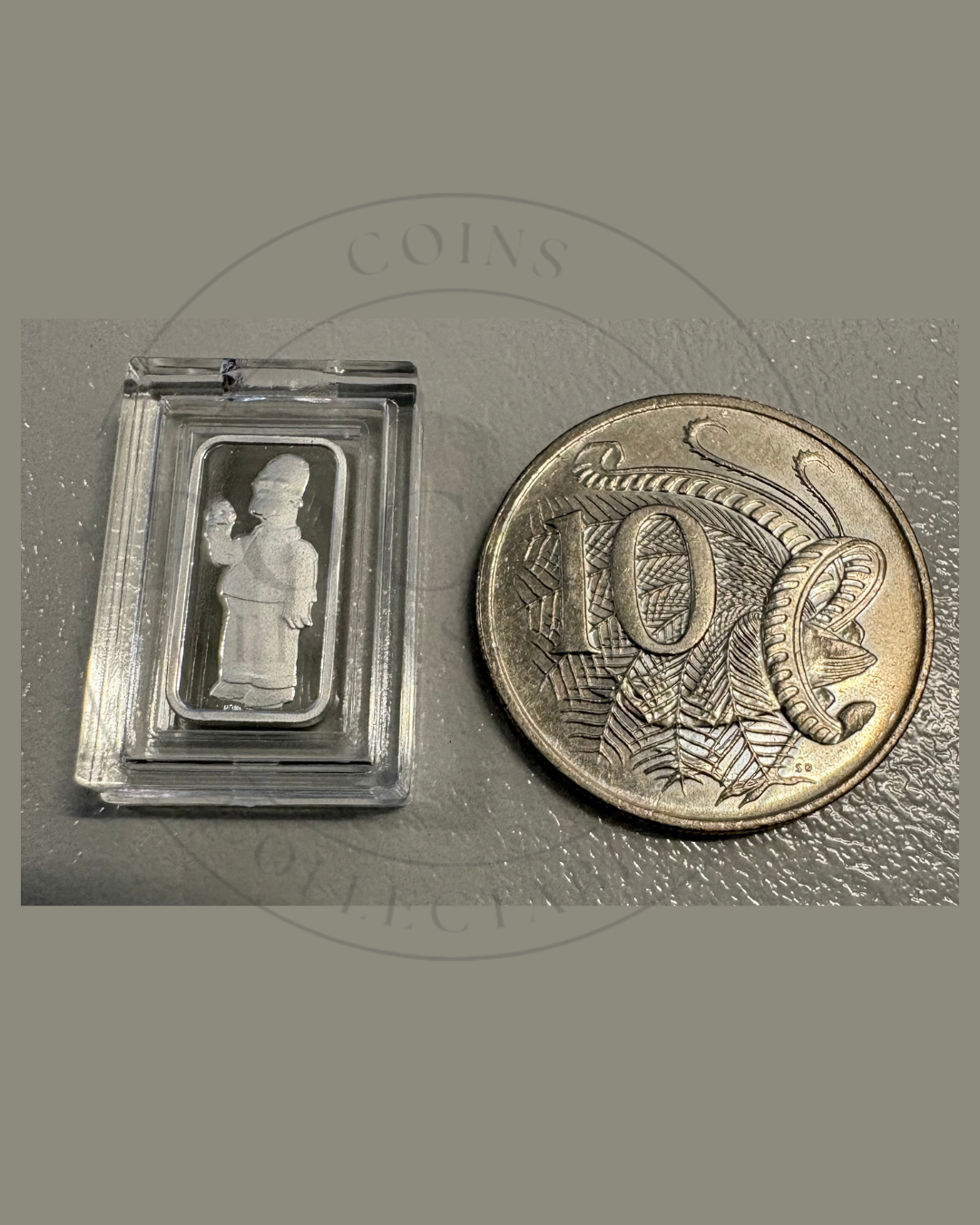 Mini Fractional Silver Bars – 1 Gram .999 Fine Silver (Homer Simpson Design)