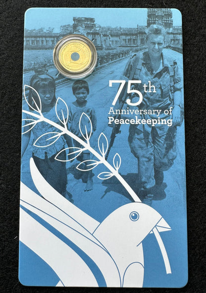 2022 $2 Two dollar 75th Anniversary Of Peace Keeping 'C' Mintmark UNC