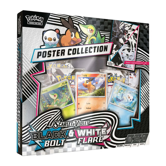 Pokemon Black Bolt & White Flare Poster Collection (Pokemon TCG)