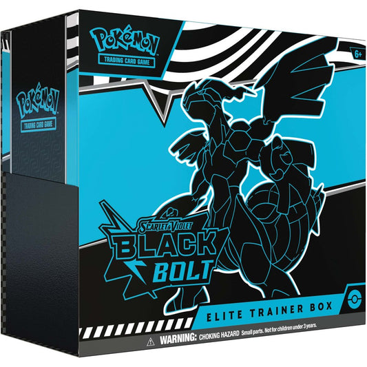 Scarlet & Violet— Black Bolt Elite Trainer Box (Pokemon TCG)