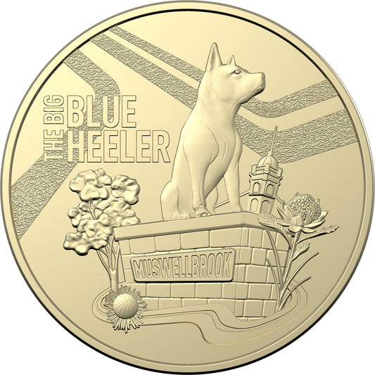 2023 $1 Aussie Big Things – The Big Blue Heeler Uncirculated Coin from mint bag