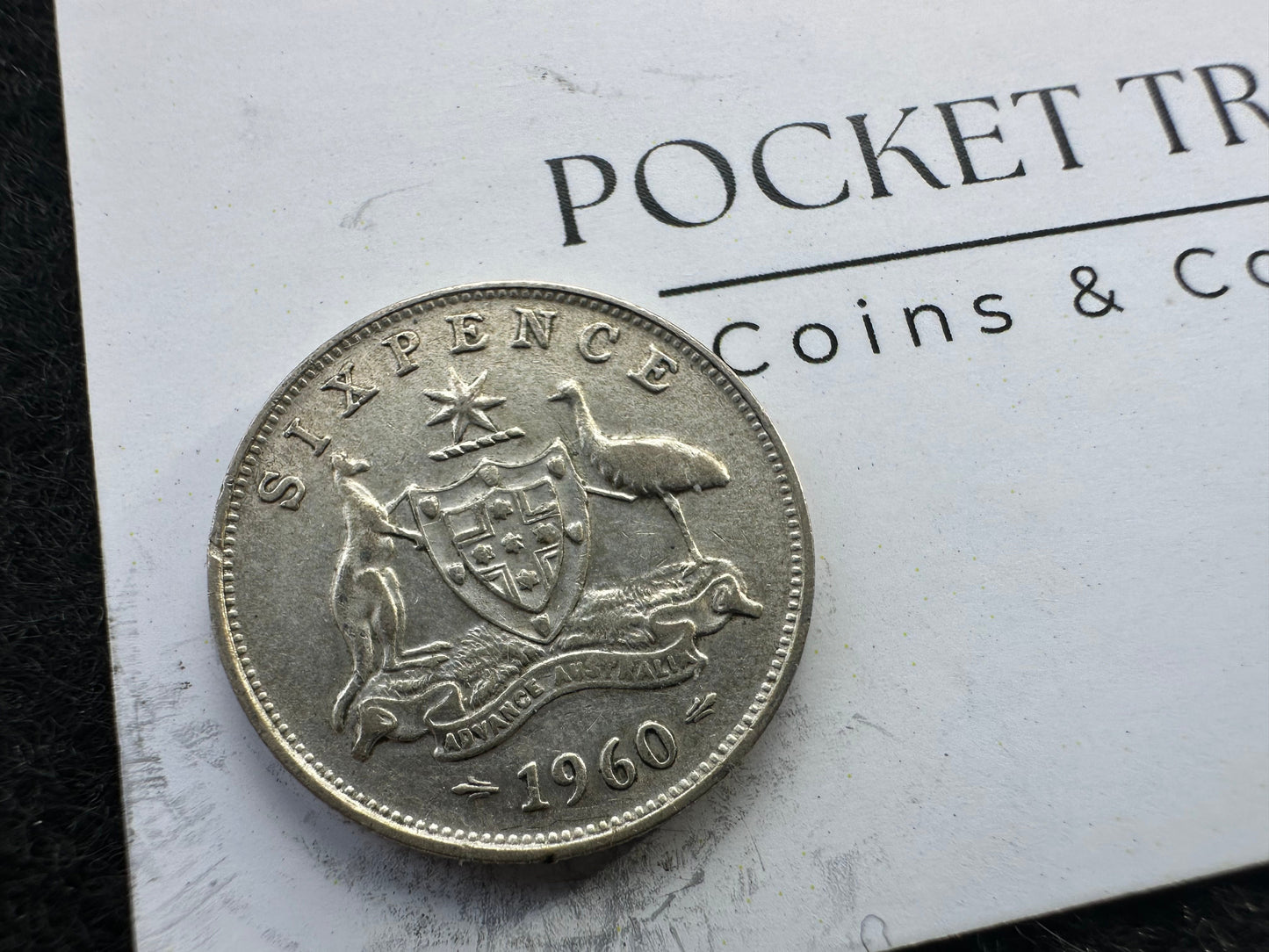 1960 Australian Sixpence - 50% Silver