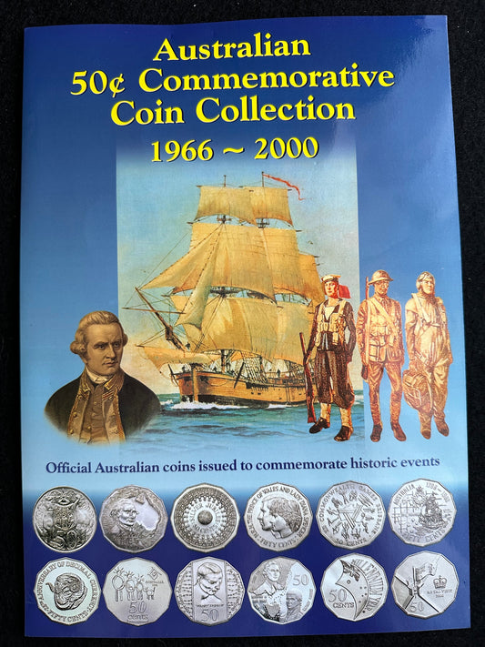 1966 - 2000 Australian 50 cent Commemorative Coin Collection