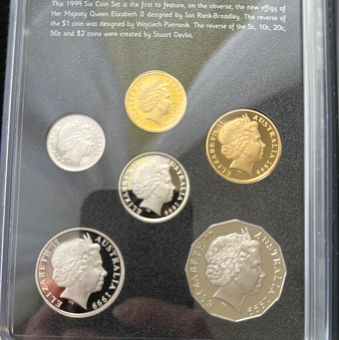 1999 Royal Australian Mint 6 Coin Proof Set