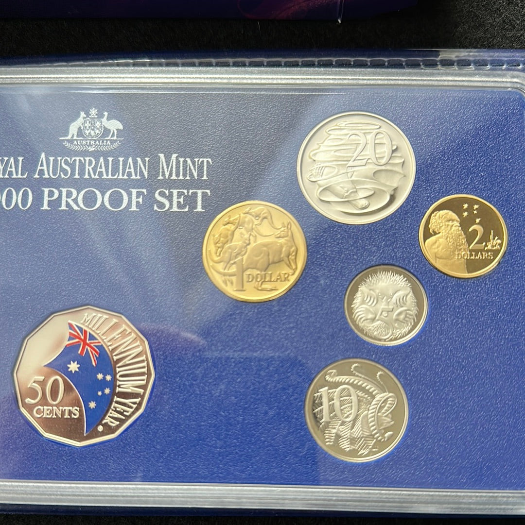 2000 Royal Australian Mint 6 coin Proof Set