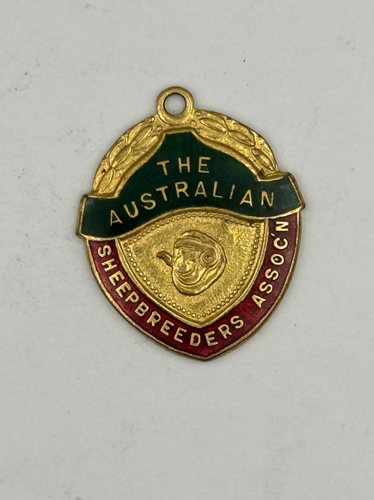 Vintage The Australian Sheep Breeders Association Medallion