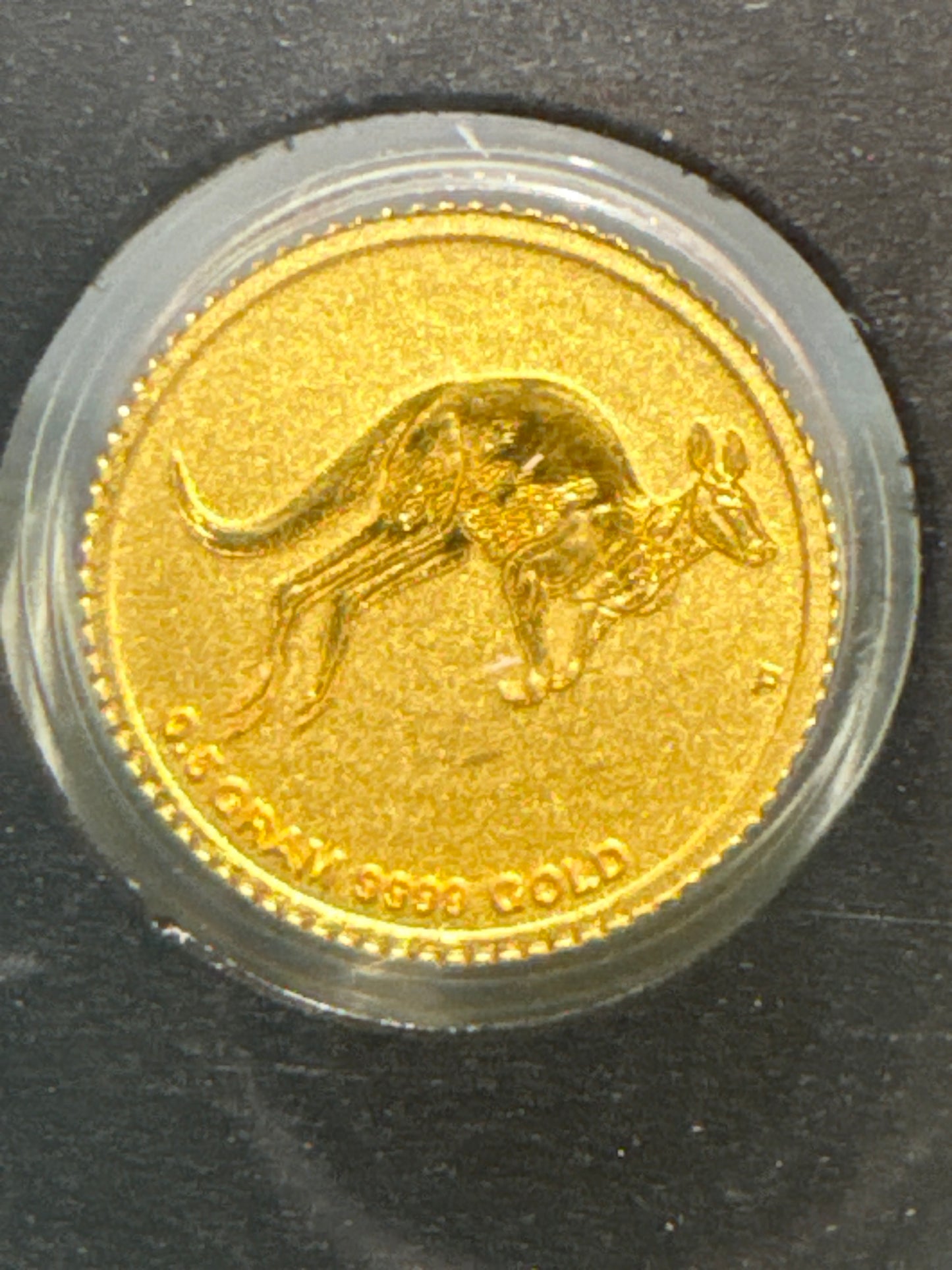 2017 $2 Australian Kangaroo Miniature Gold coin .5 grams
