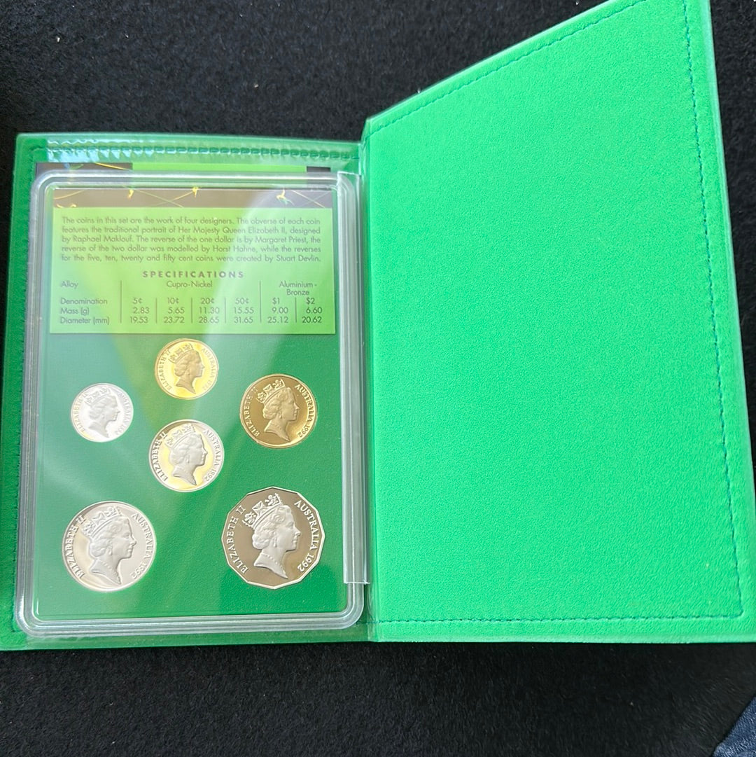 1992 Royal Australian Mint 6 coin Proof Set