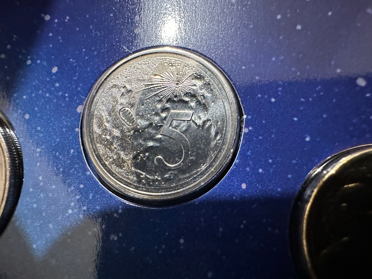 2019 Royal Australian Mint Moon Landing Uncirculated Six Coin Year