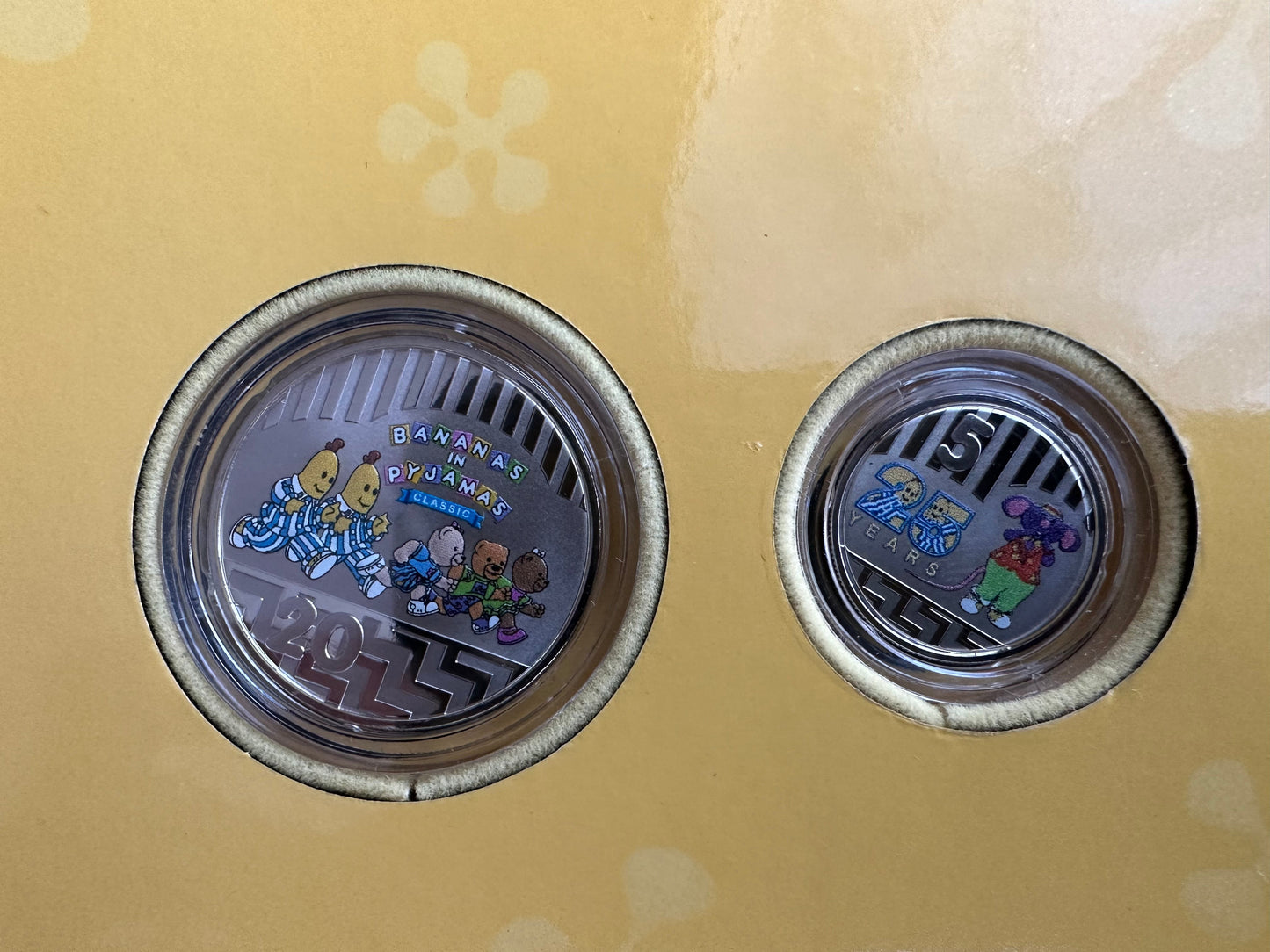 2017 Bananas in Pyjamas 2 coin set