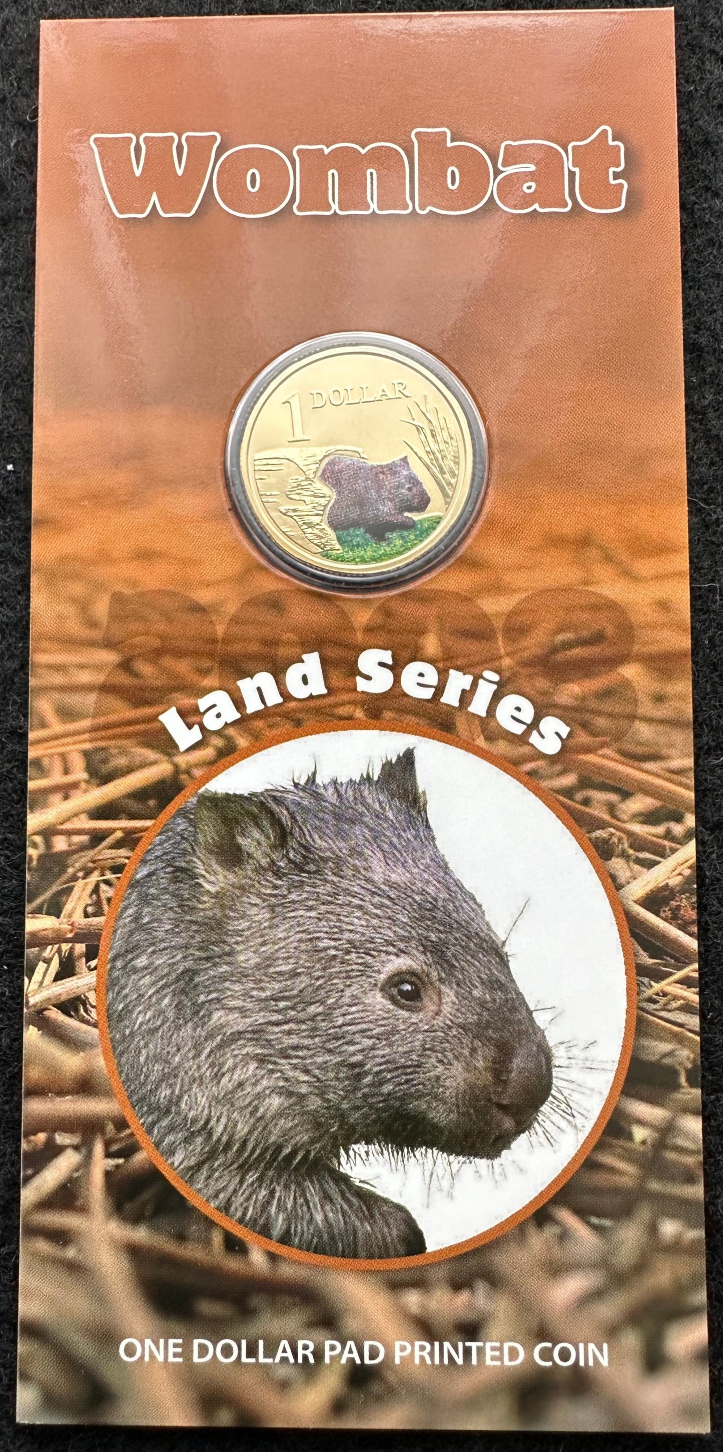 2009 Land Series - Wombat One Dollar ($1) Uncirculated Australian Decimal Coin